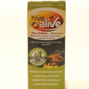 HiveAlive suplement wpierający odporność pszczół.
